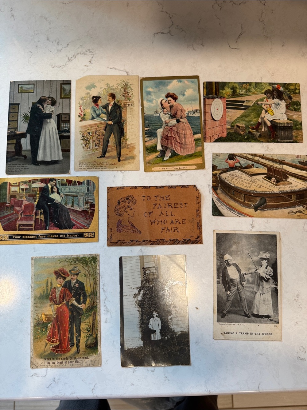 Lot of 10 Vintage Postcards - early 1900’s